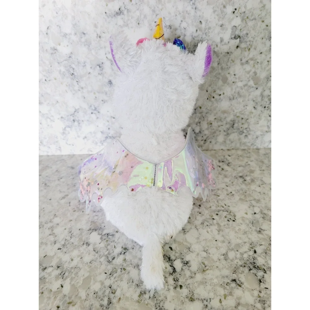 Barbie‎ Unicorn Plush Pegasus Pink Wings Stuffed Animal Toy Does Not Talk